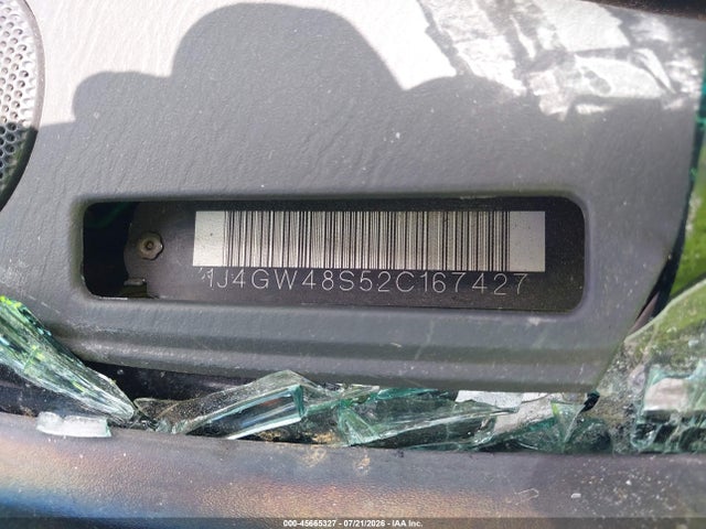 Aukcja sprzedaży 2002 Jeep Grand Cherokee Laredo, vin: 1J4GW48S52C167427, numer aukcji: 45665327