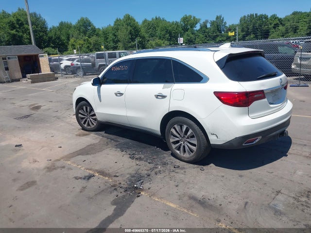 Aukcja sprzedaży 2016 Acura Mdx Technology   Acurawatch Plus Packages/technology Package, vin: 5FRYD4H47GB014588, numer aukcji: 45665370