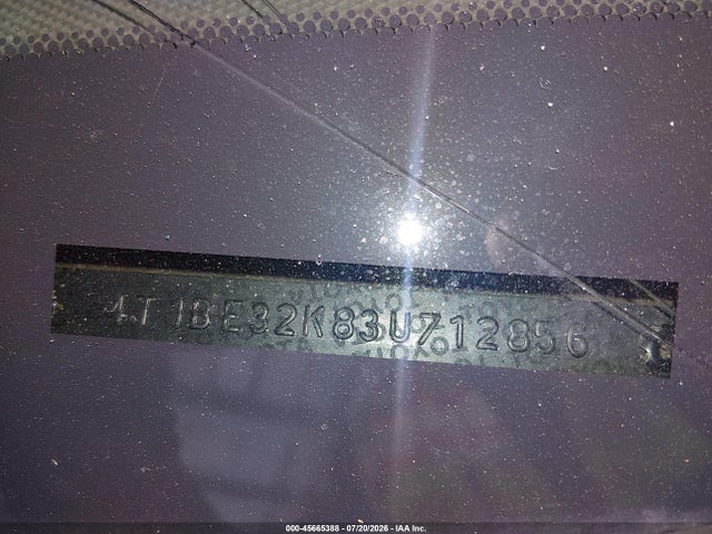 45665388 :رقم المزاد ، 4T1BE32K83U712856 vin ، 2003 Toyota Camry Le مزاد بيع
