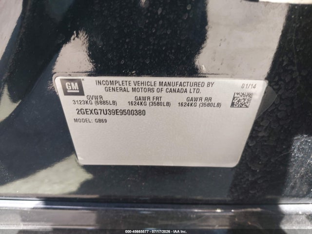 Cadillac Xts B9q Coachbuilder Funeral Coach 2014 2GEXG7U39E9500380 Image 9