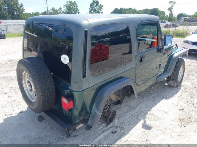 1999 Jeep Wrangler Se მანქანა იყიდება აუქციონზე, vin: 1J4FY29P1XP440058, აუქციონის ნომერი: 45665712