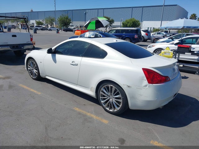 2014 Infiniti Q60 Sport მანქანა იყიდება აუქციონზე, vin: JN1CV6EK1EM110330, აუქციონის ნომერი: 45665730