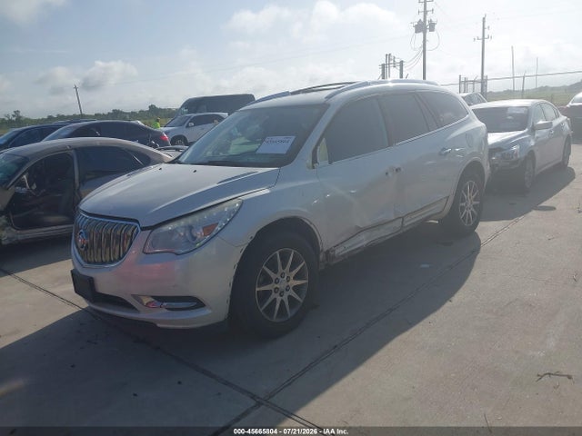 2015 Buick Enclave Leather მანქანა იყიდება აუქციონზე, vin: 5GAKVBKD2FJ317255, აუქციონის ნომერი: 45665804