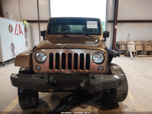 2015 Jeep Wrangler Unlimited Sahara მანქანა იყიდება აუქციონზე, vin: 1C4BJWEG1FL624038, აუქციონის ნომერი: 45665837