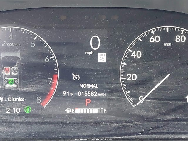 45665921 :رقم المزاد ، 3CZRZ2H55SM793721 vin ، 2025 Honda Hr-v Awd Sport مزاد بيع