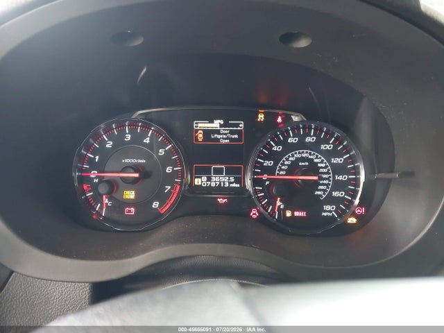Продажа на аукционе авто 2018 Subaru Wrx, vin: JF1VA1A61J9817489, номер лота: 45666091