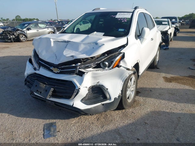 Aukcja sprzedaży 2019 Chevrolet Trax Lt, vin: 3GNCJLSBXKL206837, numer aukcji: 45666113