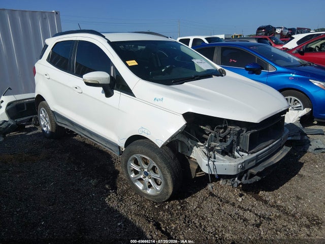 45666214 :رقم المزاد ، MAJ6P1UL9JC169293 vin ، 2018 Ford Ecosport Se مزاد بيع