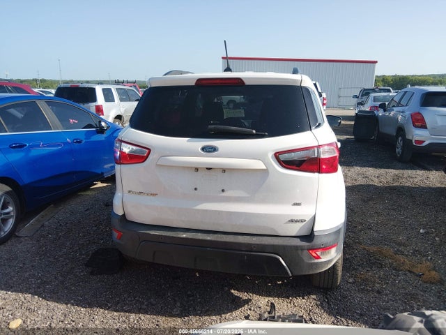 45666214 :رقم المزاد ، MAJ6P1UL9JC169293 vin ، 2018 Ford Ecosport Se مزاد بيع