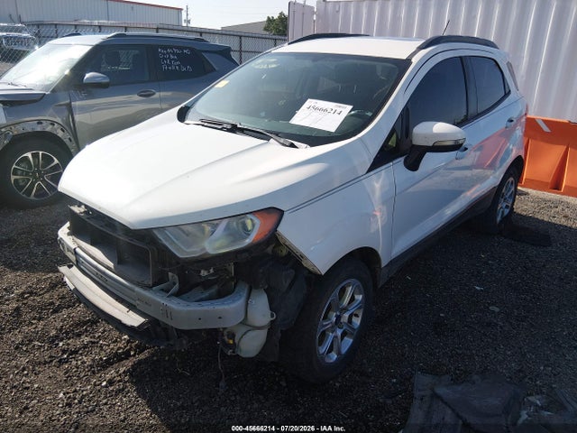 45666214 :رقم المزاد ، MAJ6P1UL9JC169293 vin ، 2018 Ford Ecosport Se مزاد بيع