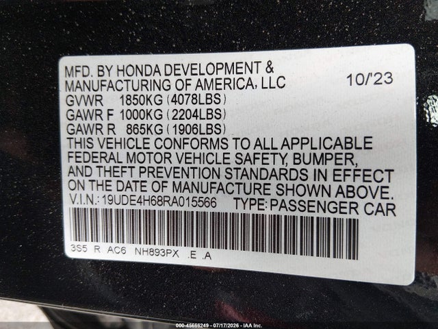 Acura Integra A-spec Technology 2024 19UDE4H68RA015566 Image 9