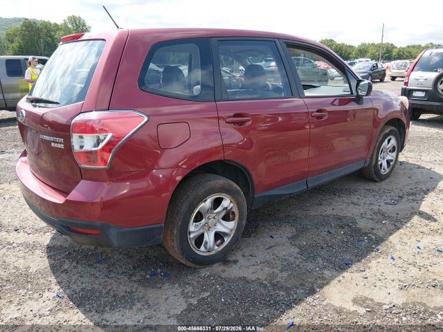 Продажа на аукционе авто 2015 Subaru Forester 2.5i, vin: JF2SJAACXFH497848, номер лота: 45666331