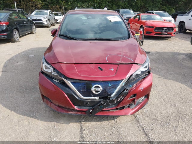 45666409 :رقم المزاد ، 1N4BZ1CVXMC550134 vin ، 2021 Nissan Leaf Sv Plus 62 Kwh مزاد بيع