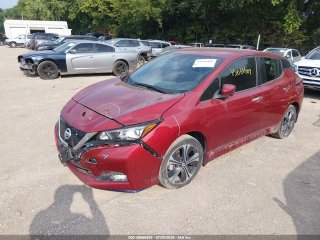 45666409 :رقم المزاد ، 1N4BZ1CVXMC550134 vin ، 2021 Nissan Leaf Sv Plus 62 Kwh مزاد بيع