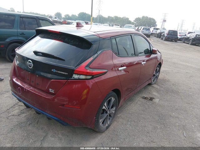 45666409 :رقم المزاد ، 1N4BZ1CVXMC550134 vin ، 2021 Nissan Leaf Sv Plus 62 Kwh مزاد بيع