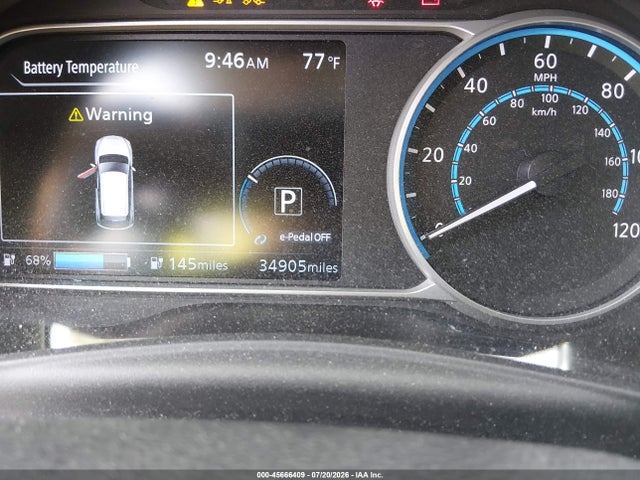 45666409 :رقم المزاد ، 1N4BZ1CVXMC550134 vin ، 2021 Nissan Leaf Sv Plus 62 Kwh مزاد بيع