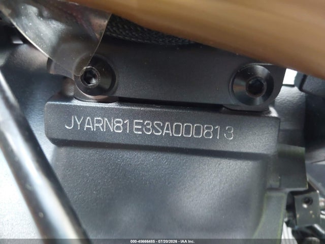 2025 Yamaha Mtn1000 D მანქანა იყიდება აუქციონზე, vin: JYARN81E3SA000813, აუქციონის ნომერი: 45666485