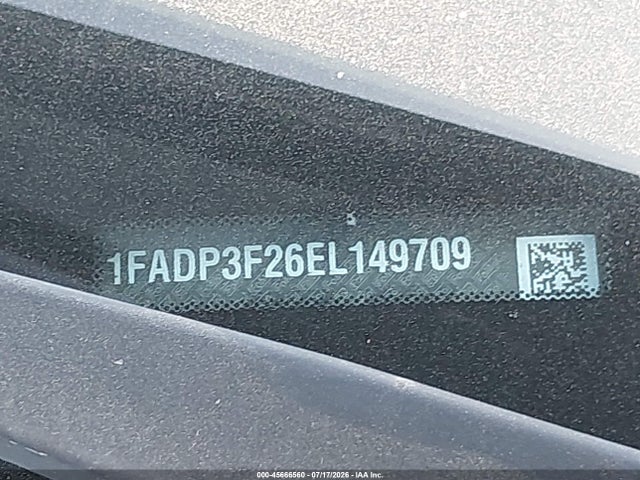 1FADP3F26EL149709 Ford FOCUS SE