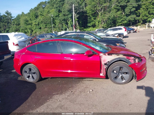 45666568 :رقم المزاد ، 5YJ3E1EB7NF134124 vin ، 2022 Tesla Model 3 Long Range Dual Motor All-wheel Drive مزاد بيع