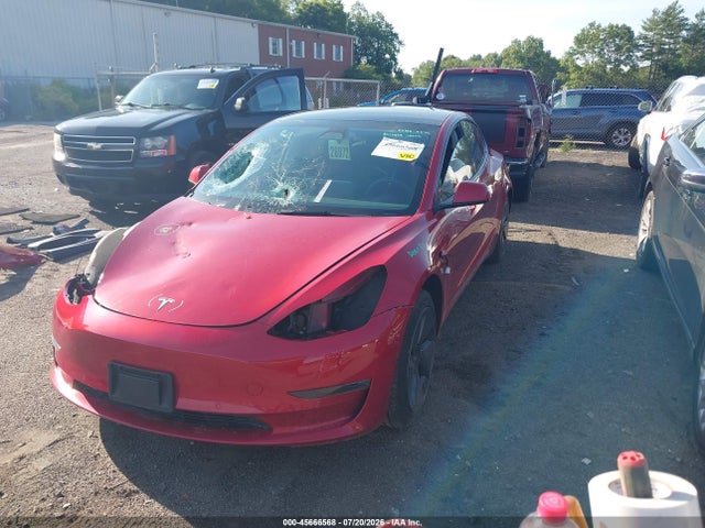 45666568 :رقم المزاد ، 5YJ3E1EB7NF134124 vin ، 2022 Tesla Model 3 Long Range Dual Motor All-wheel Drive مزاد بيع