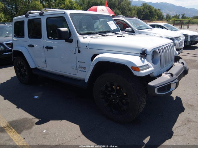 Aukcja sprzedaży 2021 Jeep Wrangler 4xe Unlimited Sahara 4x4, vin: 1C4JJXP6XMW782203, numer aukcji: 45666587