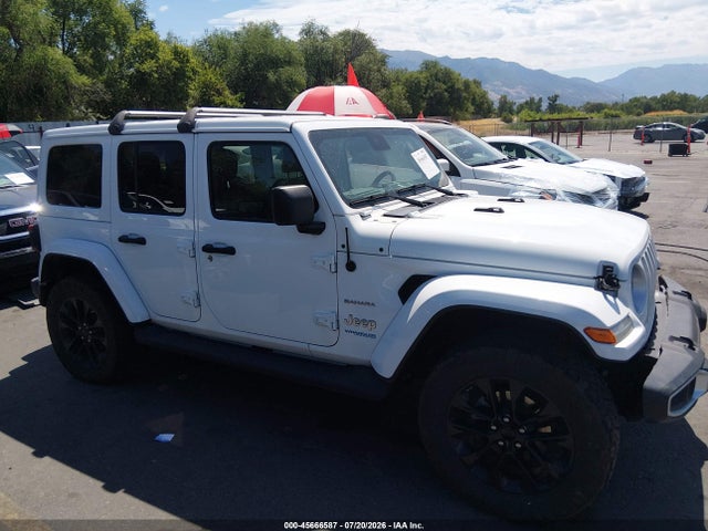 Aukcja sprzedaży 2021 Jeep Wrangler 4xe Unlimited Sahara 4x4, vin: 1C4JJXP6XMW782203, numer aukcji: 45666587