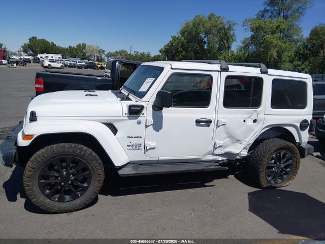 Aukcja sprzedaży 2021 Jeep Wrangler 4xe Unlimited Sahara 4x4, vin: 1C4JJXP6XMW782203, numer aukcji: 45666587