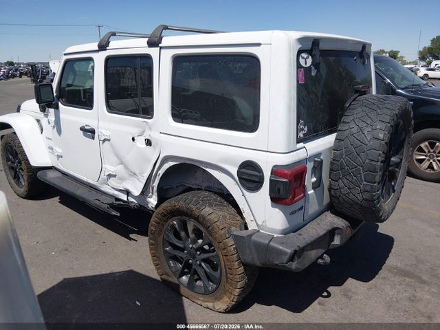 Aukcja sprzedaży 2021 Jeep Wrangler 4xe Unlimited Sahara 4x4, vin: 1C4JJXP6XMW782203, numer aukcji: 45666587