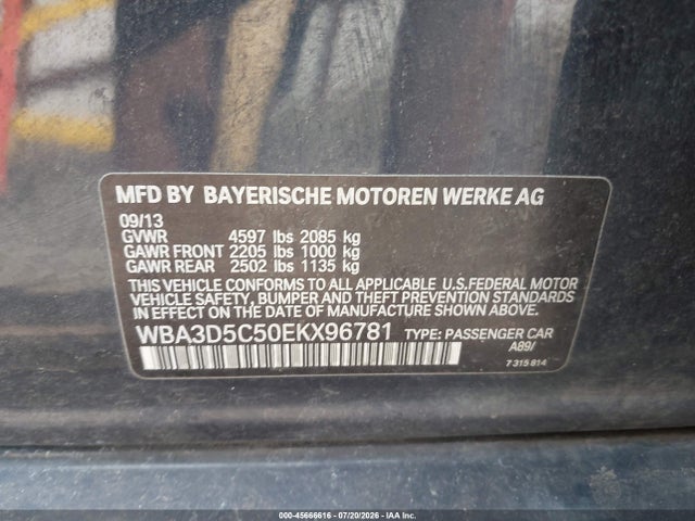 WBA3D5C50EKX96781 BMW 328d Xdrive