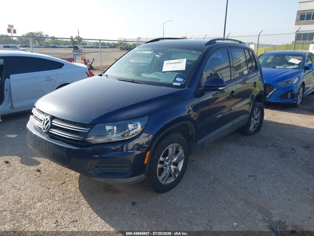 2016 Volkswagen Tiguan S მანქანა იყიდება აუქციონზე, vin: WVGAV7AX2GW529172, აუქციონის ნომერი: 45666807