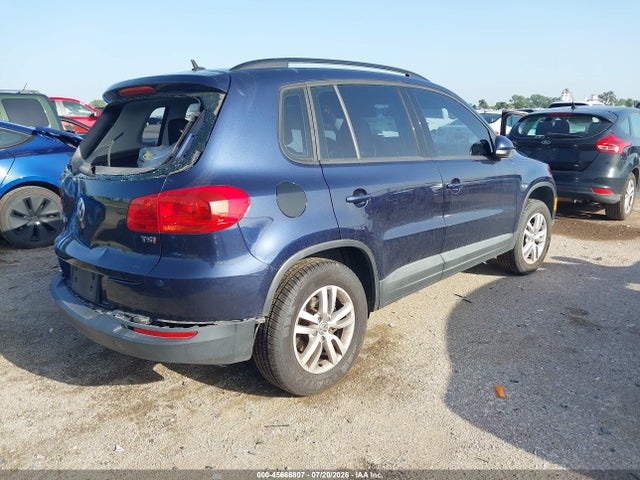 2016 Volkswagen Tiguan S მანქანა იყიდება აუქციონზე, vin: WVGAV7AX2GW529172, აუქციონის ნომერი: 45666807