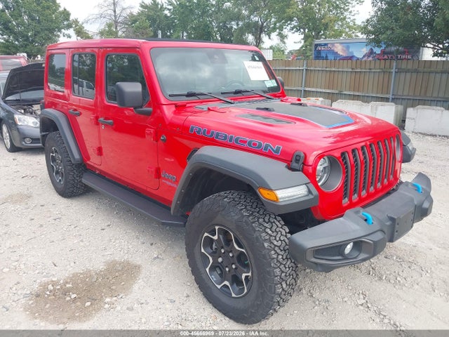 2021 Jeep Wrangler 4xe Unlimited Rubicon 4x4 მანქანა იყიდება აუქციონზე, vin: 1C4JJXR62MW845453, აუქციონის ნომერი: 45666969