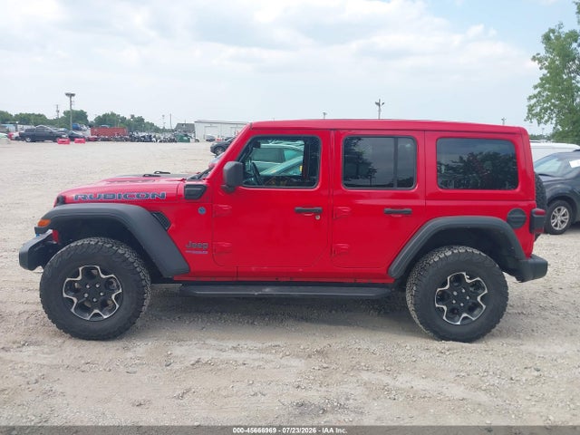 2021 Jeep Wrangler 4xe Unlimited Rubicon 4x4 მანქანა იყიდება აუქციონზე, vin: 1C4JJXR62MW845453, აუქციონის ნომერი: 45666969