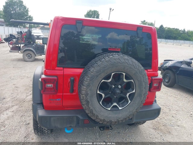 2021 Jeep Wrangler 4xe Unlimited Rubicon 4x4 მანქანა იყიდება აუქციონზე, vin: 1C4JJXR62MW845453, აუქციონის ნომერი: 45666969