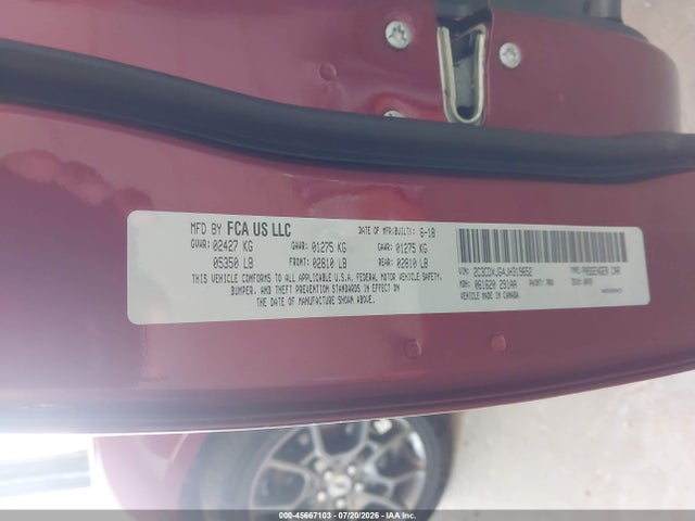 Продажа на аукционе авто 2018 Dodge Charger Gt Awd, vin: 2C3CDXJG4JH319652, номер лота: 45667103