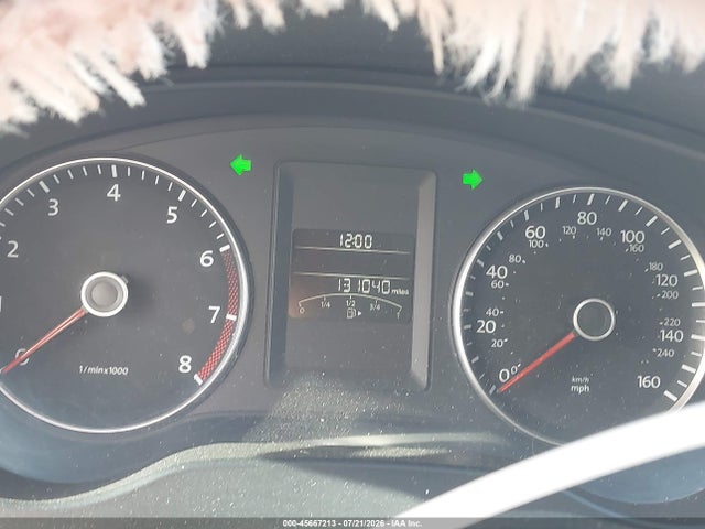 45667213 :رقم المزاد ، 3VWDP7AJ1DM416488 vin ، 2013 Volkswagen Jetta 2.5l Se مزاد بيع