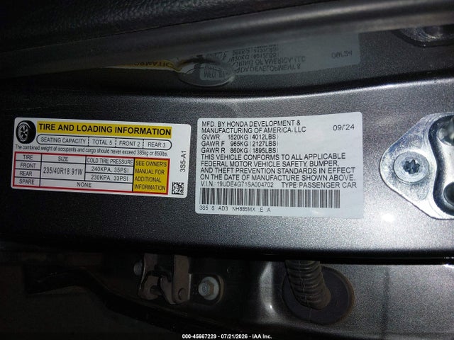 Acura Integra A-spec Technology 2025 19UDE4G71SA004702 Image 9