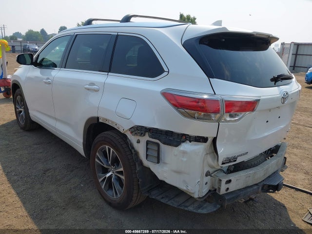 Toyota Highlander Xle V6 2016 5TDJKRFH1GS246014 Image 3