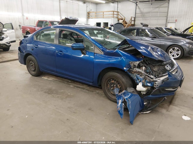 Auction sale of the 2014 Honda Civic Lx, vin: 19XFB2F54EE040194, lot number: 45667291