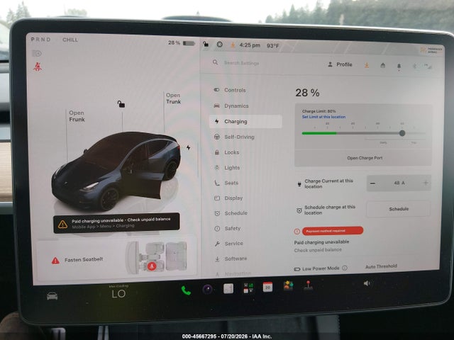 Продажа на аукционе авто 2025 Tesla Model Y Performance Dual Motor All-wheel Drive, vin: 7SAYGDEF8SF265212, номер лота: 45667295