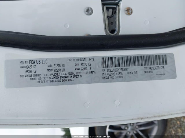 Dodge Charger Sxt Awd 2019 2C3CDXJG2KH668407 Image 9