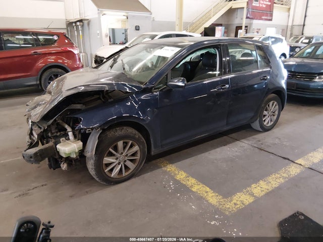 2015 Volkswagen Golf Tsi S 4-door მანქანა იყიდება აუქციონზე, vin: 3VW217AU8FM087004, აუქციონის ნომერი: 45667407