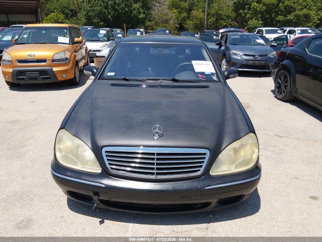 2001 Mercedes-benz S 430 მანქანა იყიდება აუქციონზე, vin: WDBNG70J31A155168, აუქციონის ნომერი: 45667421
