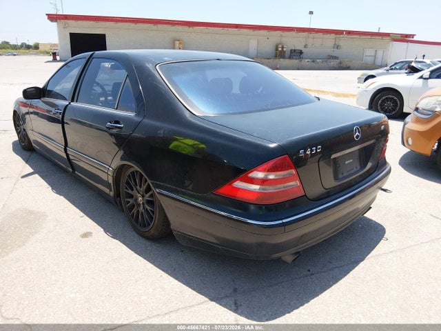 2001 Mercedes-benz S 430 მანქანა იყიდება აუქციონზე, vin: WDBNG70J31A155168, აუქციონის ნომერი: 45667421