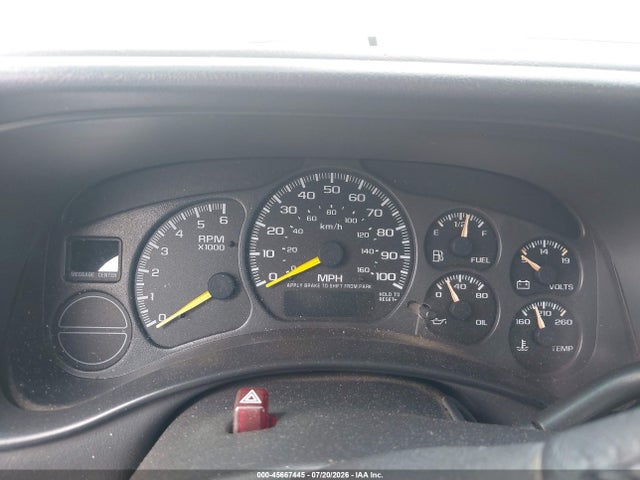 2001 Chevrolet Silverado 1500 Ls მანქანა იყიდება აუქციონზე, vin: 1GCEC14T71Z267074, აუქციონის ნომერი: 45667445