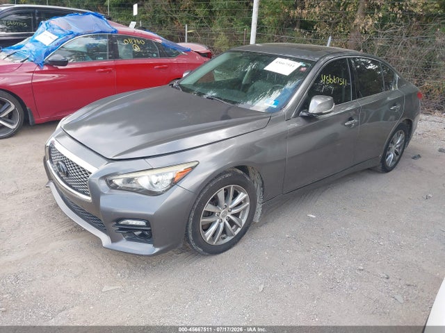 45667511 :رقم المزاد ، JN1BV7AR8FM408122 vin ، 2015 Infiniti Q50 Premium مزاد بيع