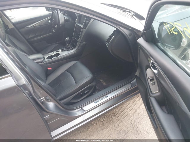 45667511 :رقم المزاد ، JN1BV7AR8FM408122 vin ، 2015 Infiniti Q50 Premium مزاد بيع