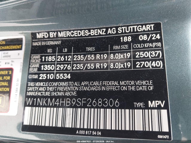 W1NKM4HB9SF268306 Mercedes-Benz Glc 300 4matic Suv