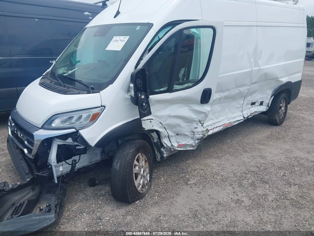 45667945 :رقم المزاد ، 3C6LRVDGXSE554705 vin ، 2025 Ram Promaster 2500 Slt+ High Roof 159 Wb مزاد بيع