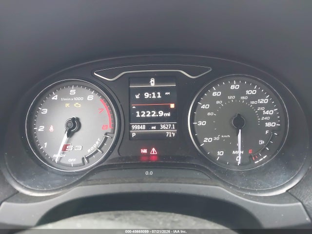 Продажа на аукционе авто 2016 Audi S3 Prestige, vin: WAUF1GFF7G1052576, номер лота: 45668099